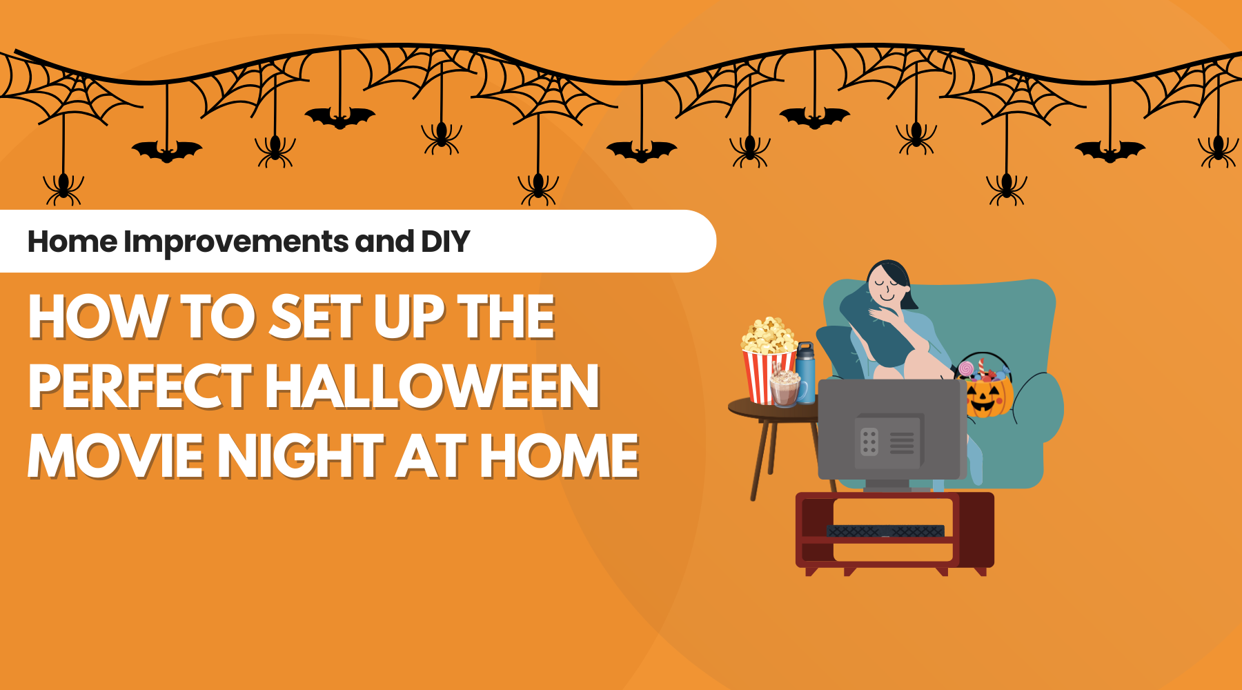 How to Set Up the Perfect Halloween Movie Night at Home