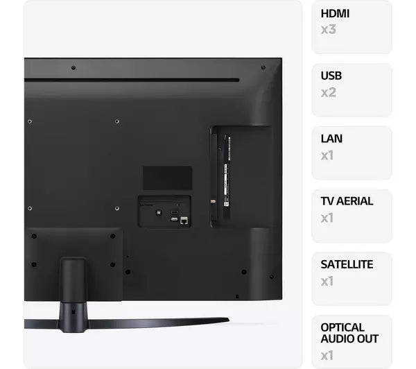 LG 43″ 4K Ultra HD LED Smart TV With Amazon Alexa (2023) | 43UR81006LJ.AEK