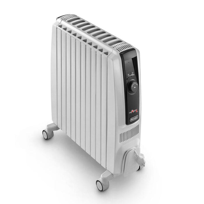 Delonghi Dragon 4 Pro 2500kw Oil Filled Radiator with Electronic Timer and LCD Display - White | TRDX41025E