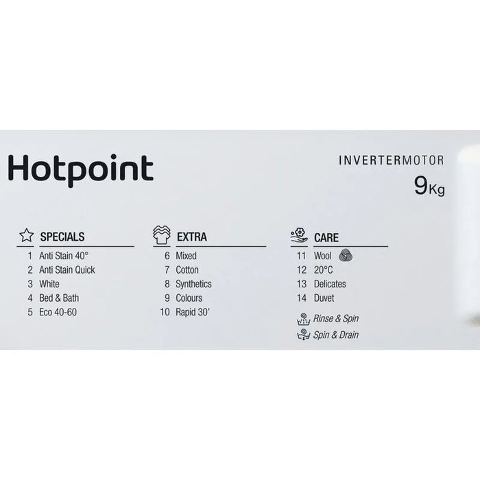 Hotpoint 9KG Integrated Washing Machine | BIWMHG91485UKN
