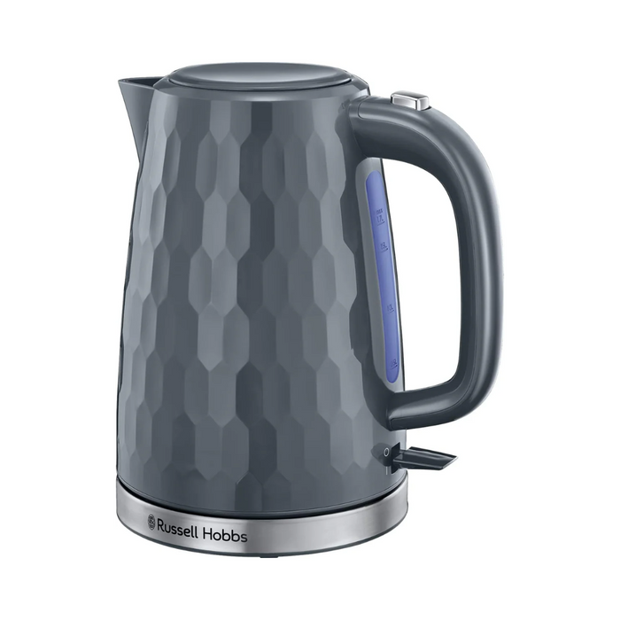 Russell Hobbs Honeycomb Electric 1.7L Cordless Kettle - Grey | 26053