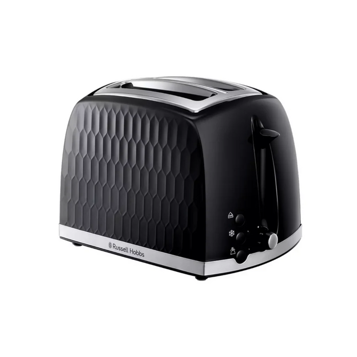 Russell Hobbs Honeycomb 2 Slice Toaster - Black | 26061/RH
