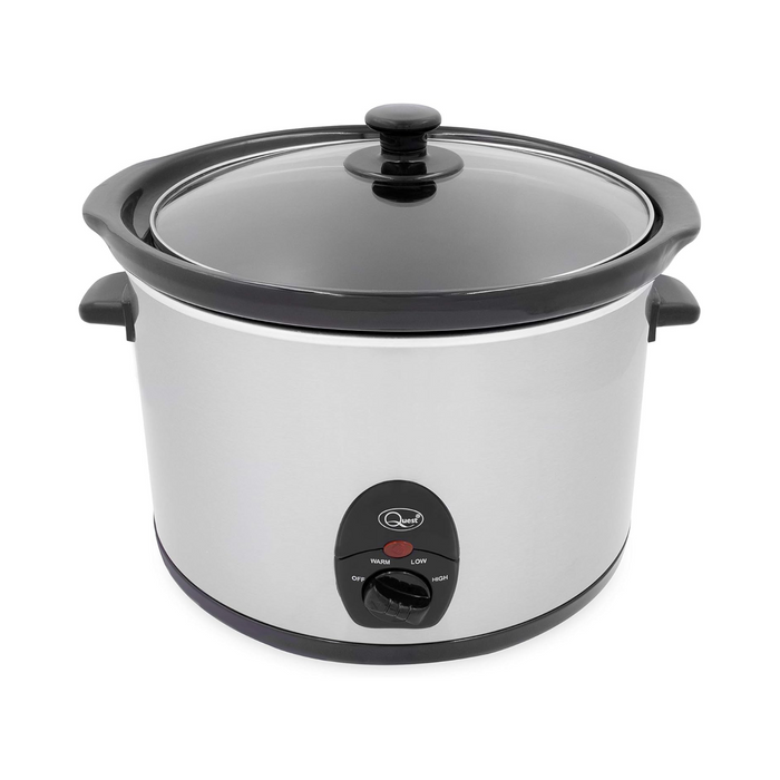 Quest Stainless Steel 5 Ltr Slow Cooker - 320W | 35280