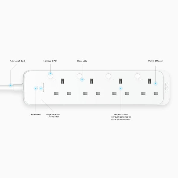 TP Smart Wi-Fi Power Strip || TAPOP304M