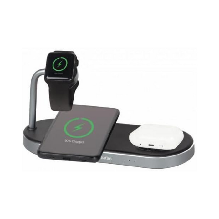 VERBATIM 3-in-1 Qi MFi Dual Wireless Charger WCS-03 | 49557
