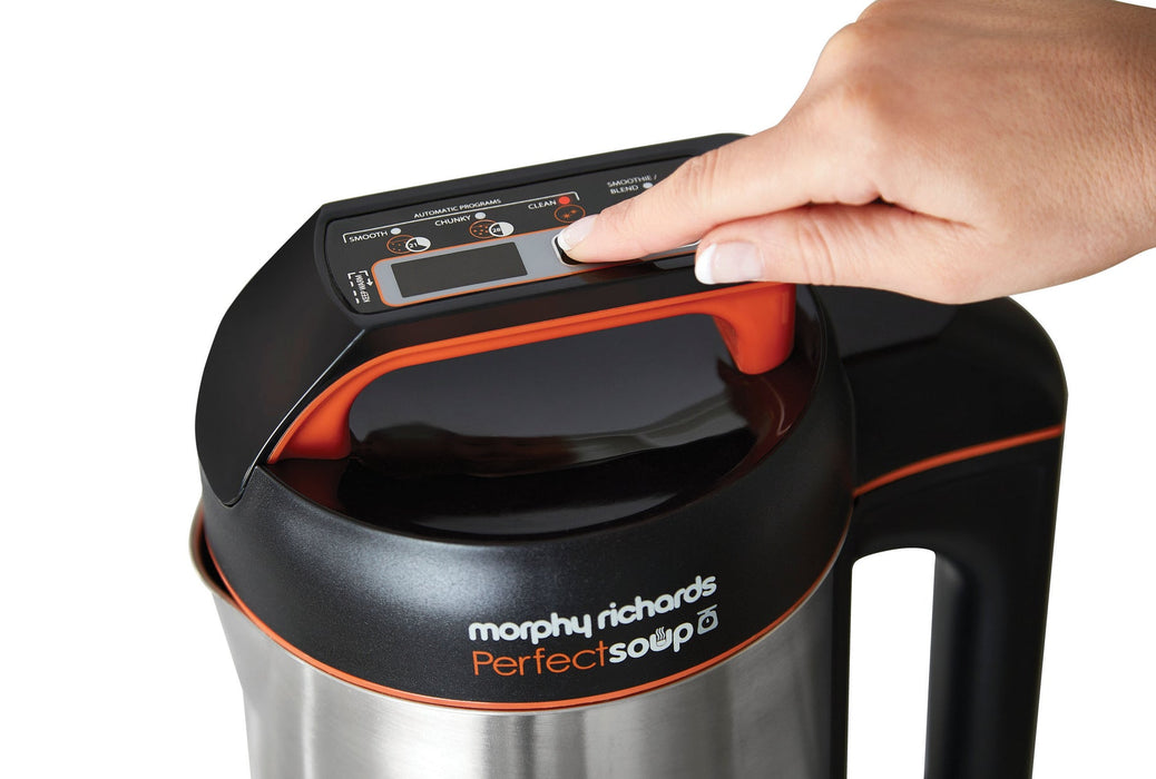 Morphy Richards Perfect Soup Maker 1.6L Integrated Digit - Stainless Steel | 501025