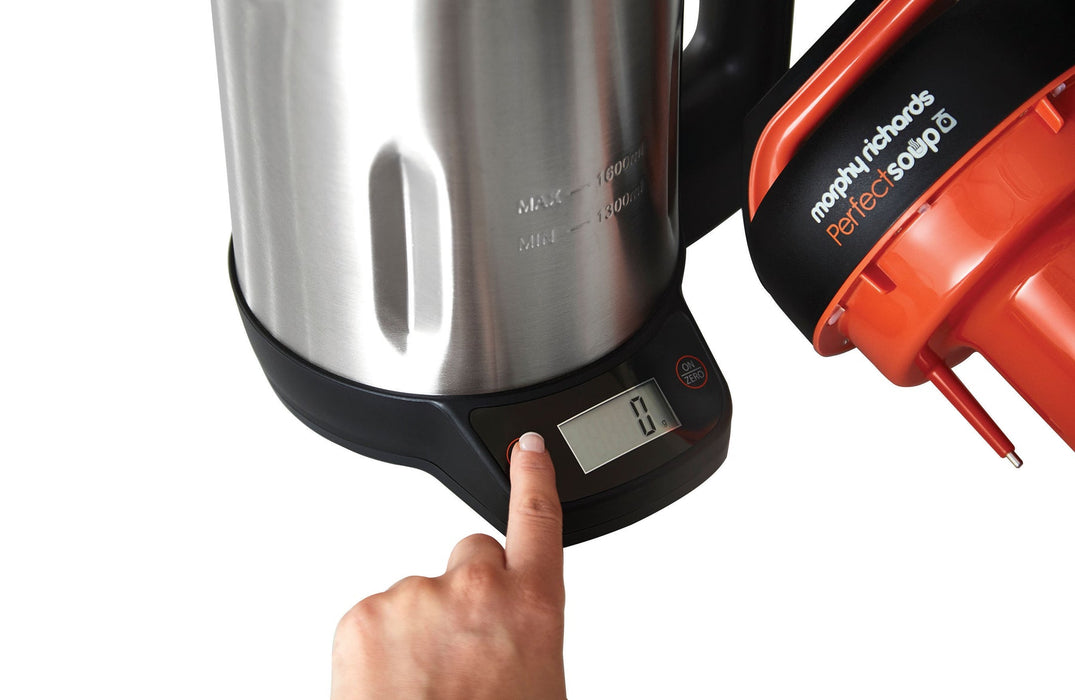 Morphy Richards Perfect Soup Maker 1.6L Integrated Digit - Stainless Steel | 501025