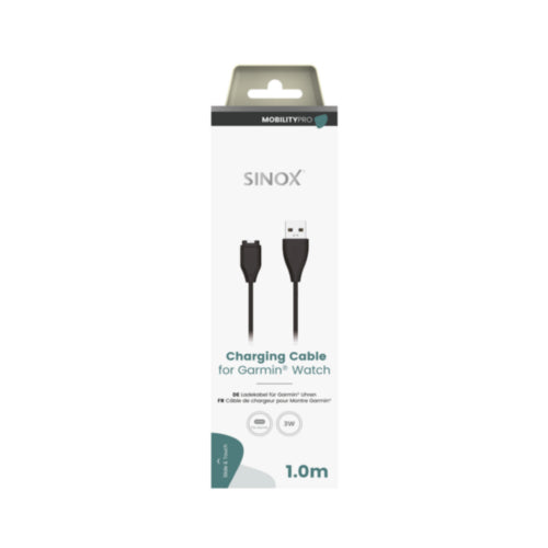 SX QI GARMIN WATCH CHARGER 1M - BLACK || 050746
