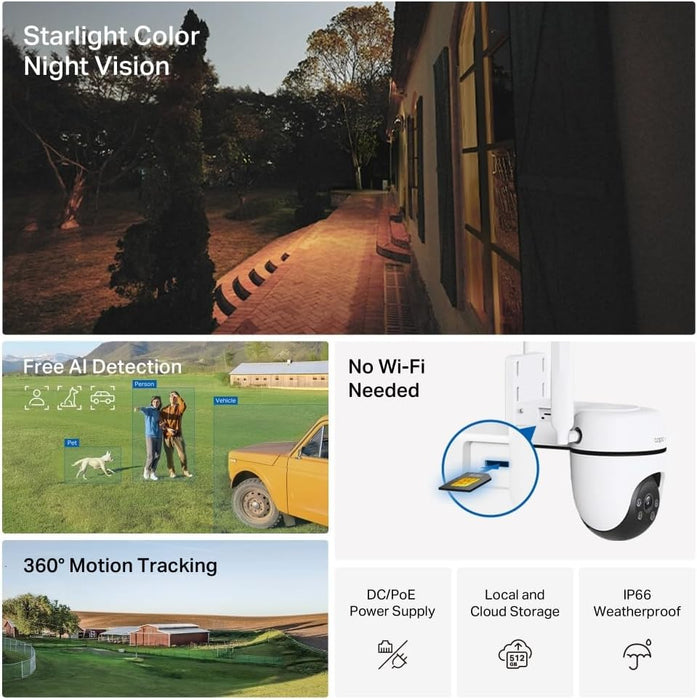 TAPO Outdoor Pan/Tilt 4G LTE Camera || TAPO C501GW