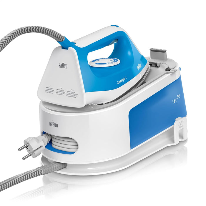 Braun CareStyle 1 Steam Generator Iron - White/Blue | IS1012BL