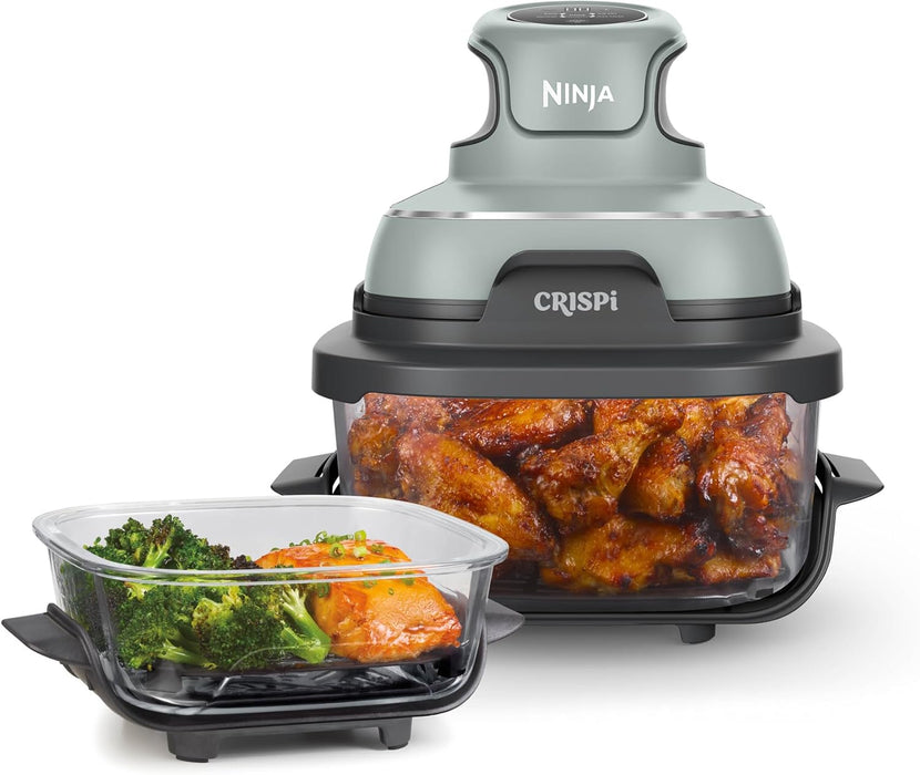 Ninja CRISPi 4-in-1 Portable Glass Air Fryer - Sage | FN101UKSG