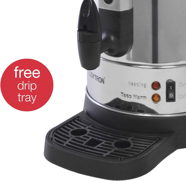 Lloytron 10Ltr 1500w Stainless Steel Catering Urn/Water Boiler || E1910