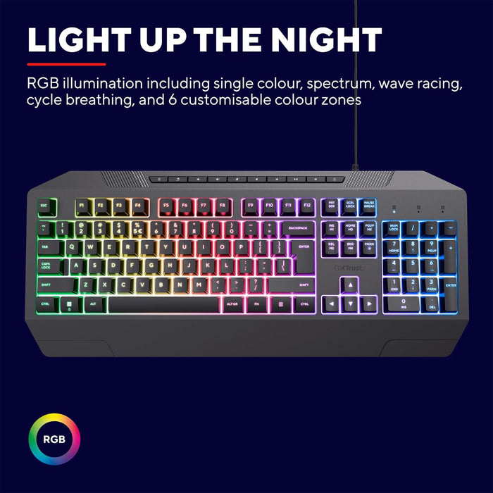 TRUST Gaming GXT 836 Evocx Gaming Keyboard | T24726
