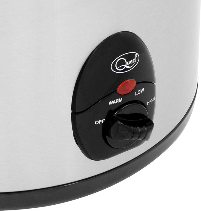 Quest Stainless Steel 5 Ltr Slow Cooker - 320W | 35280