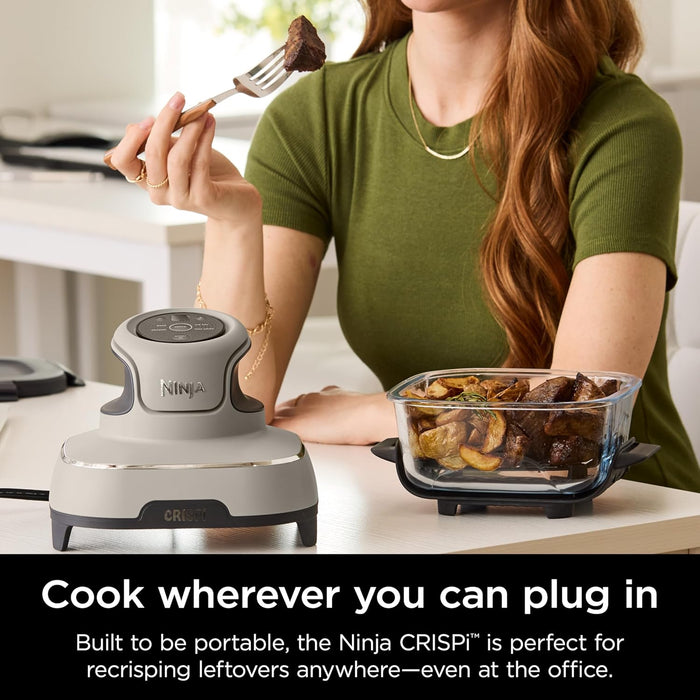 Ninja CRISPi 4-in-1 Portable Glass Air Fryer - Stone | FN101UKST