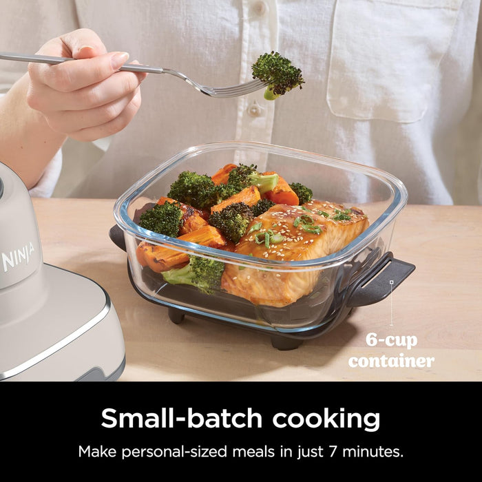 Ninja CRISPi 4-in-1 Portable Glass Air Fryer - Stone | FN101UKST