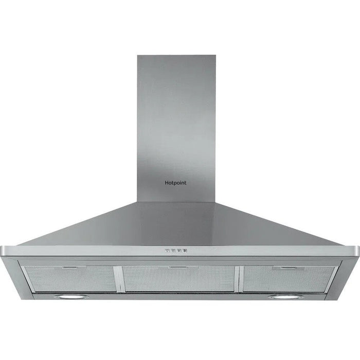 Hotpoint 90cm Chimney Cooker Hood - Stainless Steel | PHPN9.5FLMX/1