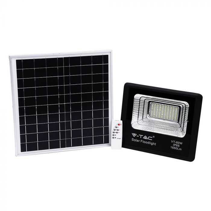 V-TAC VT-60W 20W Solar Panel with LED Floodlight 4000K | 8575