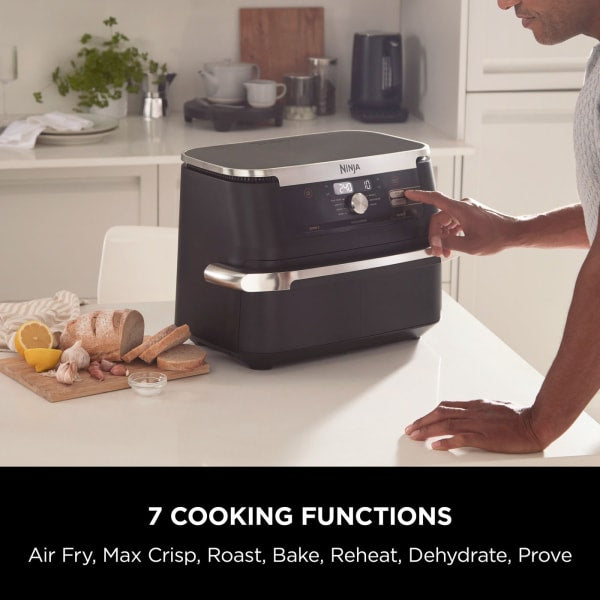 Ninja Foodi FlexDrawer 10.4L Air Fryer - Black | AF500UK