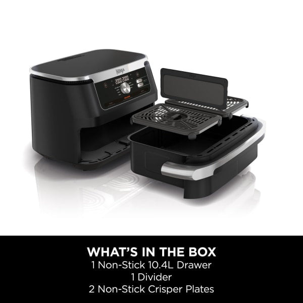 Ninja Foodi FlexDrawer 10.4L Air Fryer - Black | AF500UK