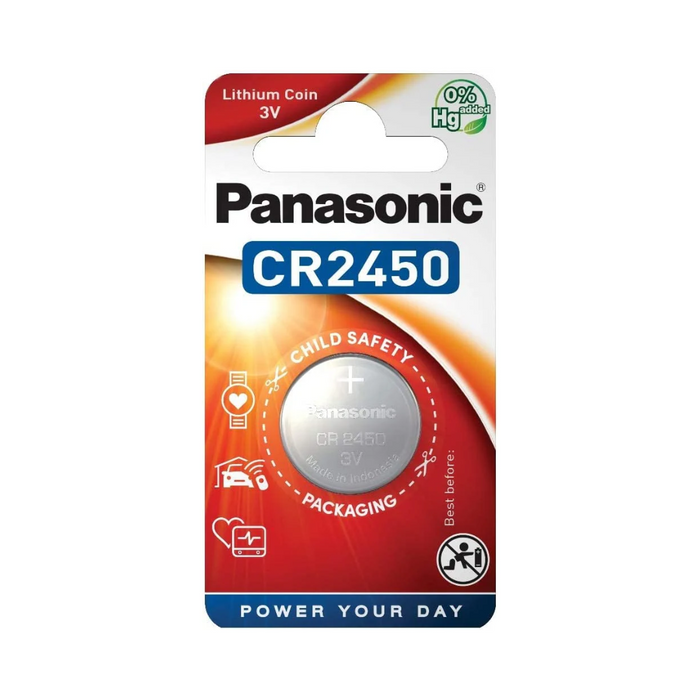 Panasonic Cr2450 Lithium Cell Battery JEGJX049 | CR2450EL/1B