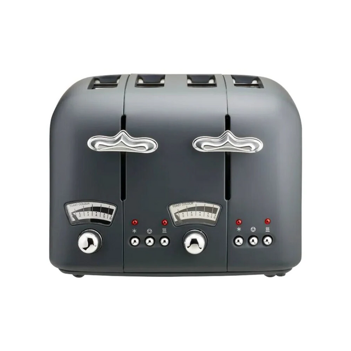 DELONGHI Argeno Silva 4 Slice Toaster Grey | CT04.GY
