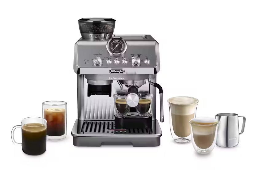 Delonghi La Specialista Arte Compact Manual Bean to Cup Coffee Machine with Cold Brew || EC9255.M