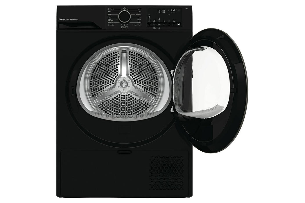 Hotpoint 9kg Freestanding Heat Pump Tumble Dryer - Black | HHDD90BBIRE