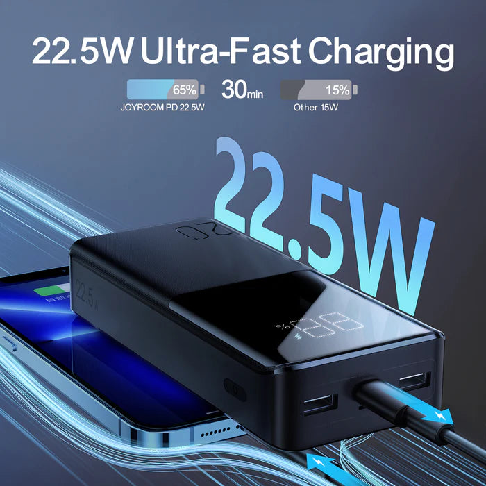 JOYROOM Super Fast Charging Power Bank 22.5W 20000Mah - Black | HL-PB192