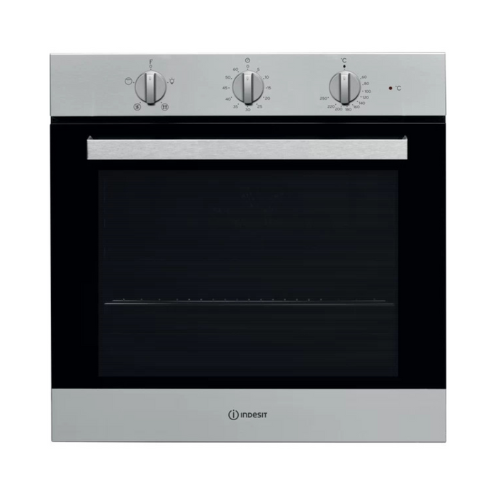 Indesit Aria Stainless Steel Single Oven 66 Litre | IFW 6330 IX UK