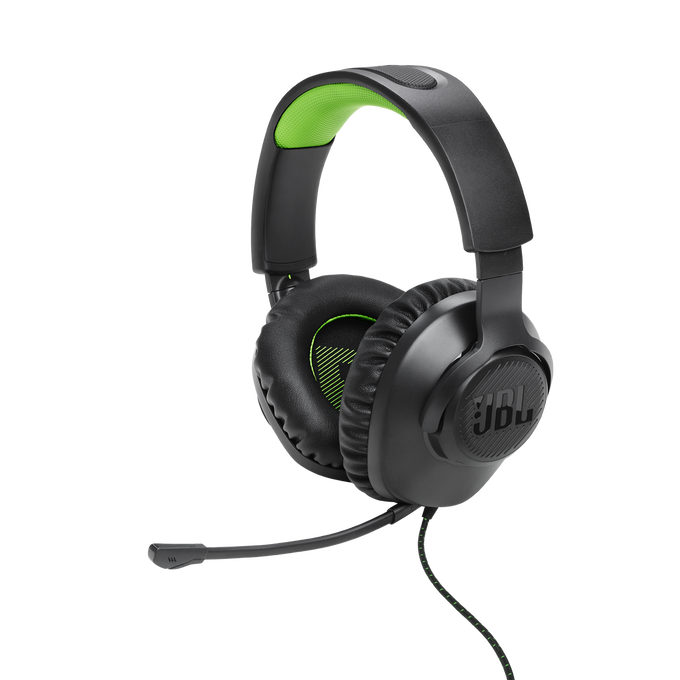 JBL Quantum 100M2 Wired Over-Ear Gaming Headset | JBLQ100XBLKGRN