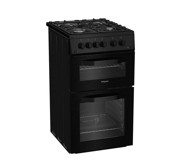 Hotpoint 50cm Freestanding Gas Double Cooker | HTG5GCB