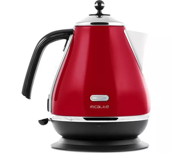 DELONGHI Icona Micalite Kettle - Red | KBOM3001R