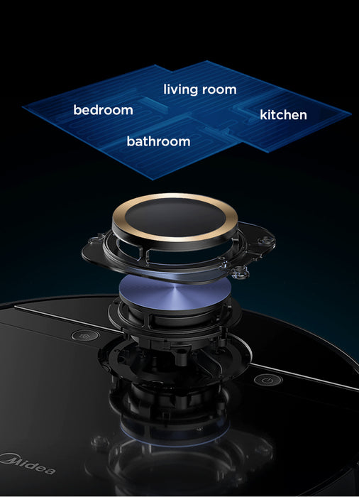 Midea M7 Pro Robot Vacuum - Robovac - 5200mAh 150min || M7PRO