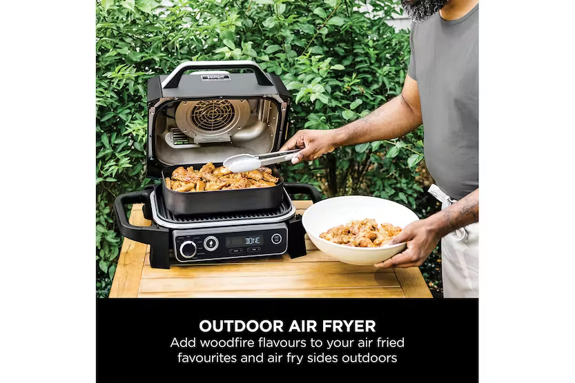 NINJA Woodfire Electric BBQ Grill & Smoker | OG701UK