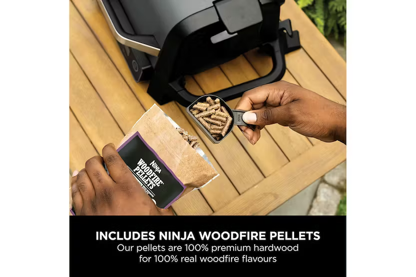 NINJA Woodfire Electric BBQ Grill & Smoker | OG701UK