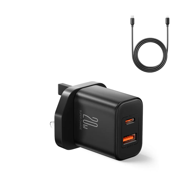 Joyroom Dual Port Fast Charger 20W C to Lightnig | HL-TCF05B/C