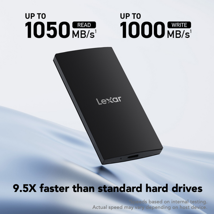 LEXAR SL300 Portable SSD | LSL300001T-RNBN
