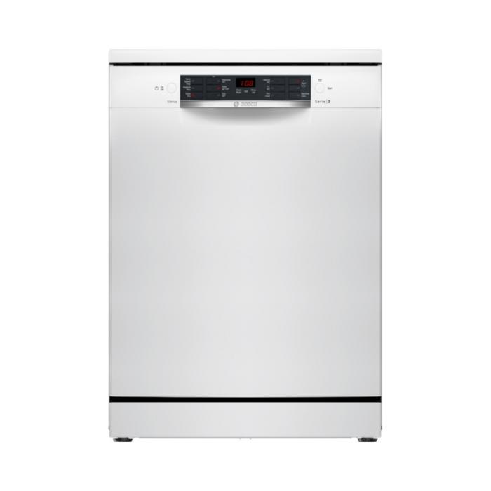 Bosch Series 2, free-standing dishwasher, 60 cm - White | BSH SMS26AW08G