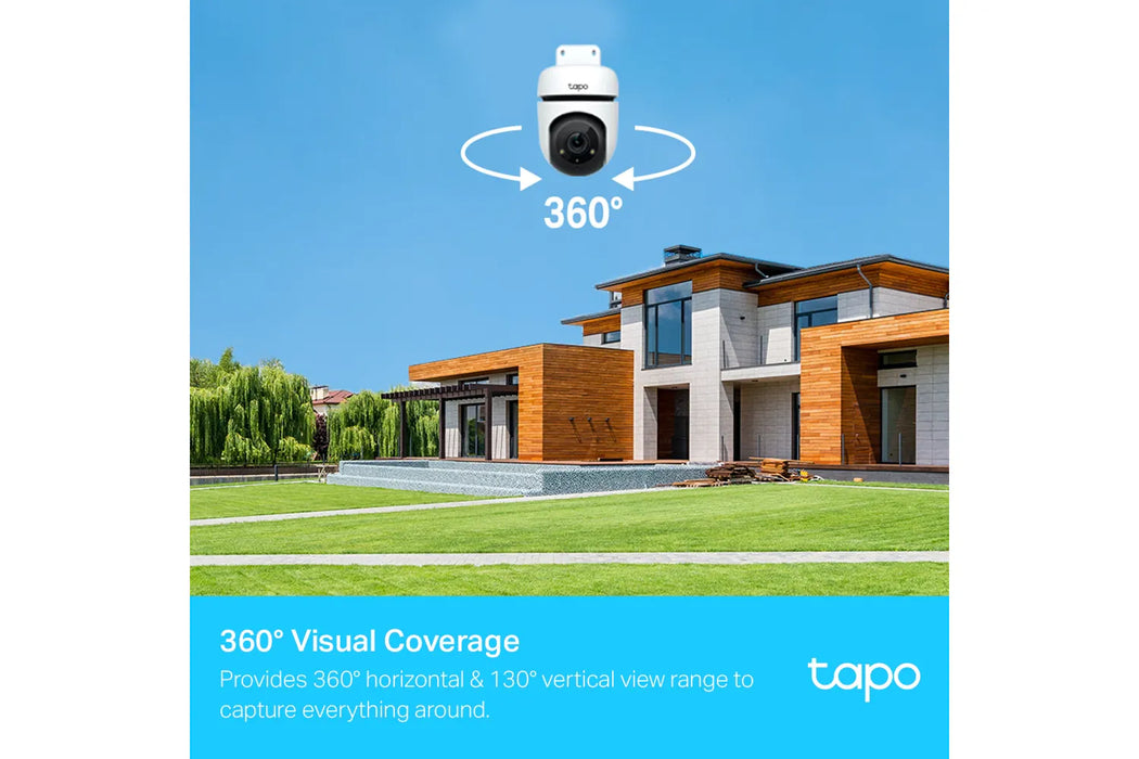 TP-Link Outdoor Pan/Tilt Security WiFi Camera || TAPOC500