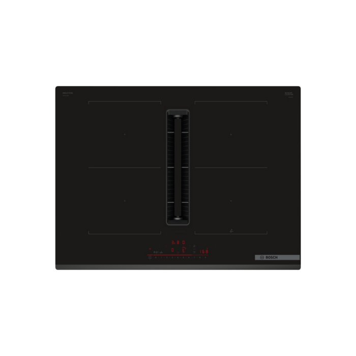 Bosch Series 6, Induction hob with integrated ventilation system, 70 cm, surface mount without frame | BSH PVQ731H26E