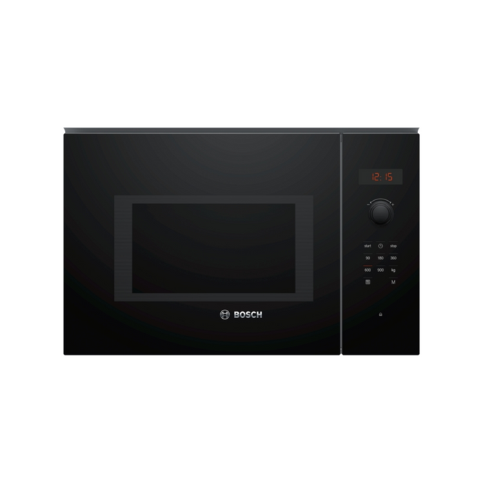 Bosch Series 4, Built-in microwave, 59 x 38 cm - Black| BSH BFL553MB0B