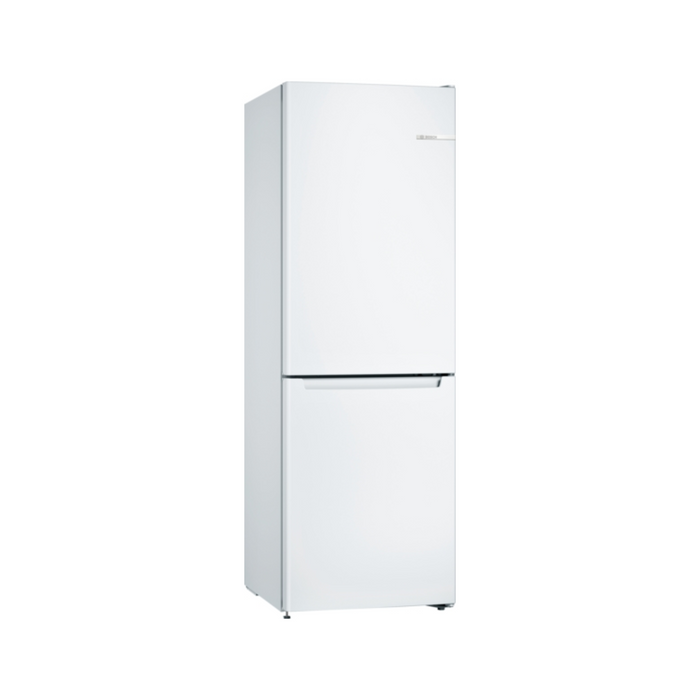 Bosch Series 2, free-standing fridge-freezer with freezer at bottom, 176 x 60 cm - White | BSH KGN33NWEBG