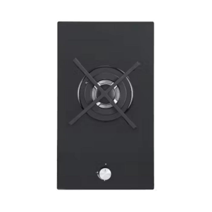 CATA 30cm Single Burner gas on glass Gas Hob - Black || UBGOGSB30