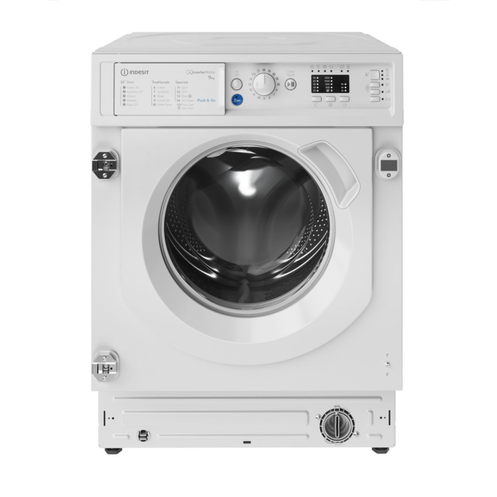 Indesit 9KG 1400rpm, Integrated Washing Machine - White || BIWMIL91485UK