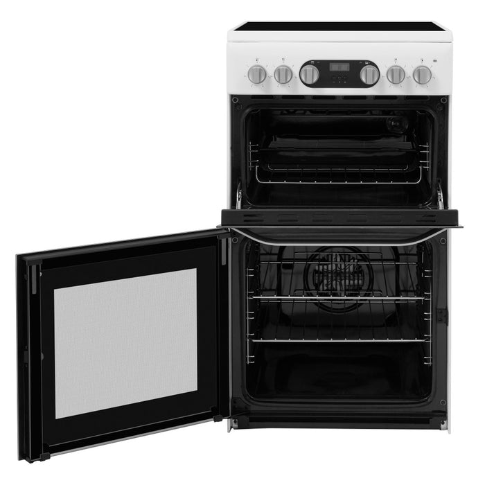 Hotpoint 50cm Electric Ceramic Cooker - White | HD5V93CCW/UK