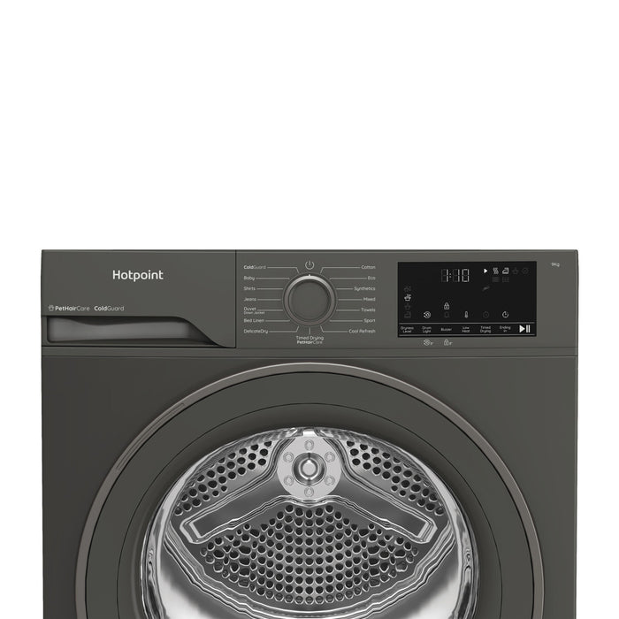 Hotpoint 9KG Heat Pump Tumble Dryer - Graphite | HHDD90GGIRE