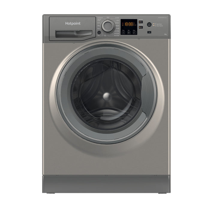 Hotpoint 9KG 1400rpm Washing Machine - Graphite | HNR9W64GGIRE