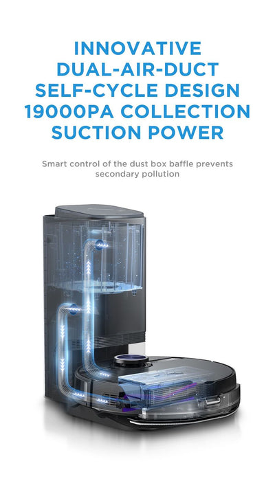 Midea S8+ Robot Vacuum - Robovac - 5200mAh 150min || S8+