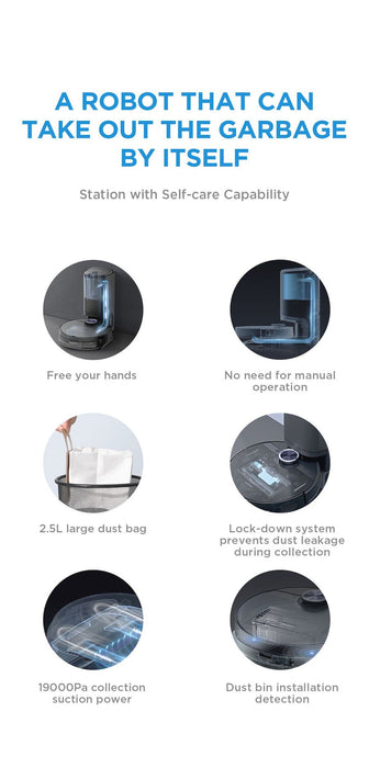 Midea S8+ Robot Vacuum - Robovac - 5200mAh 150min || S8+